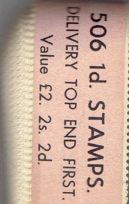 VERY RARE 1954 UNION of S A 1d coil stamps Full roll sealed 506 st 253 prs CC151a CV R60 p/pr R15180