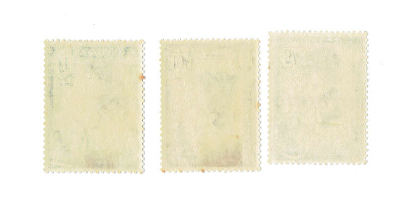 1956 SWAZILAND MLH singles of 3 high values 5s,10s,1 pound CC61-63 CV R1820