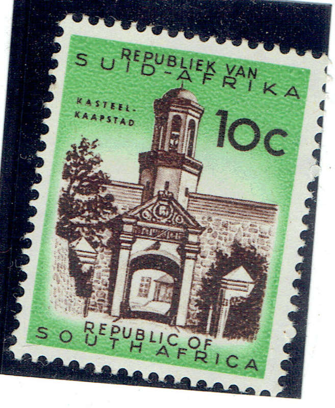 1962 R S A 10c MNH single EMERALD green VERY RARE  CC216a CV R1500