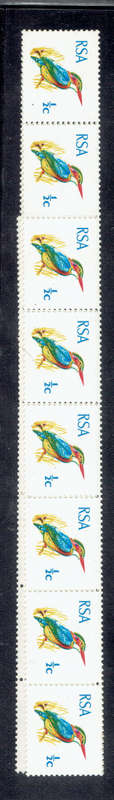 1972 R S A 1/2c strip of 22 MNH coil stamps MNH CC 325CV R1760
