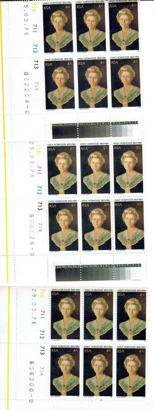 1976-78 R S A  CONTRI0L BLOCKS AS PER SCANS ALL MNH MULTABLE ITEMS PER SCAN