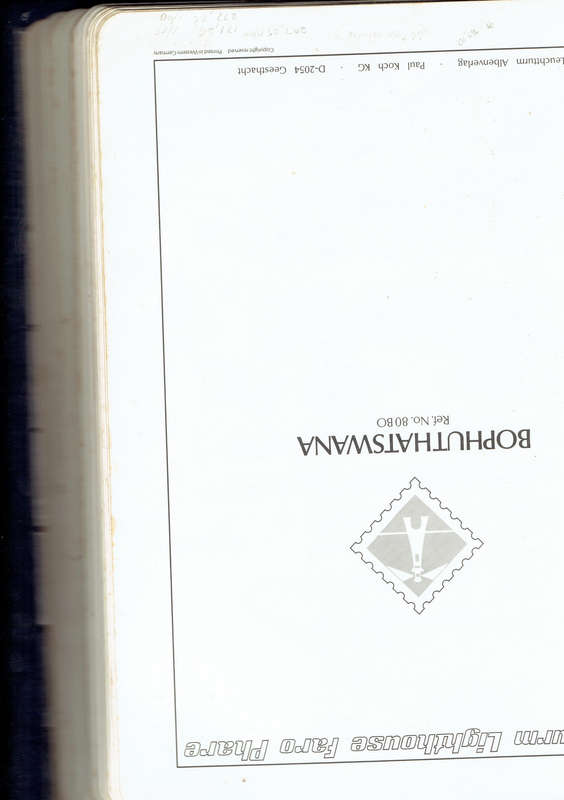 1976-1990 Lighthouse Album with all 4 Homelands with MNH singles and Min sheets  SEE DESCRIPTION