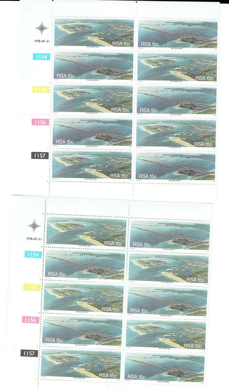 1976-78 R S A  CONTRI0L BLOCKS AS PER SCANS ALL MNH MULTABLE ITEMS PER SCAN