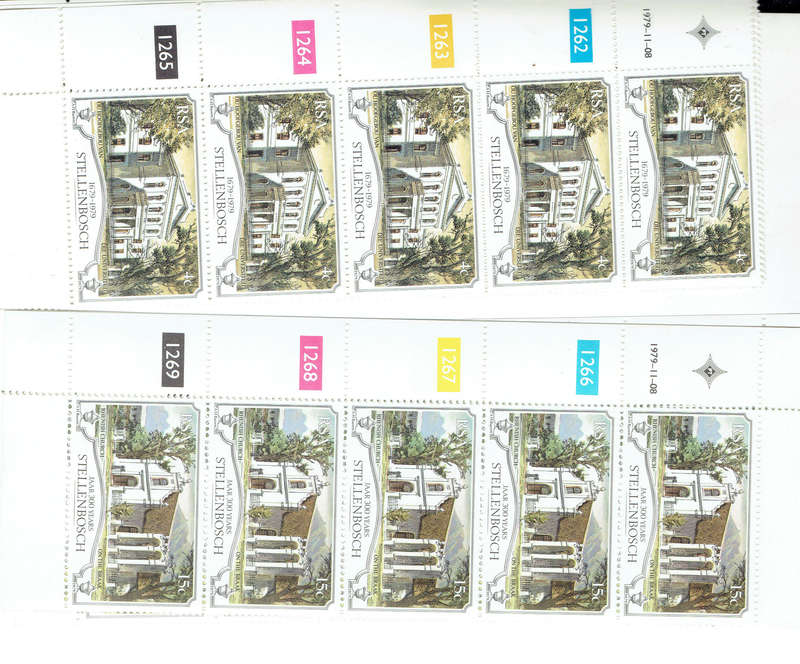 1979-83 R S A  Control Blocks all in MNH see SCANS  MULTABLE ITEMS PER SCAN