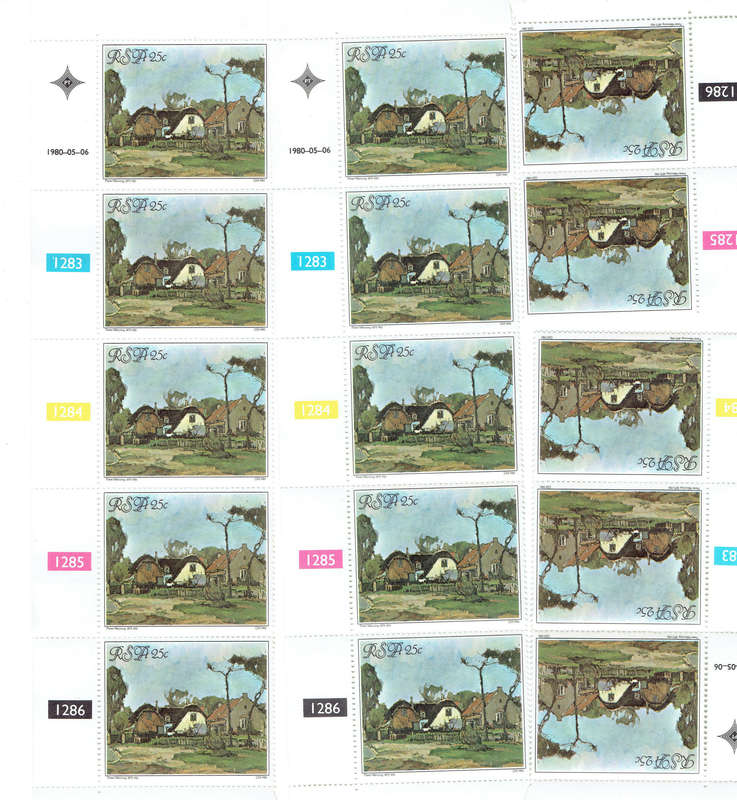 1979-83 R S A  Control Blocks all in MNH see SCANS  MULTABLE ITEMS PER SCAN