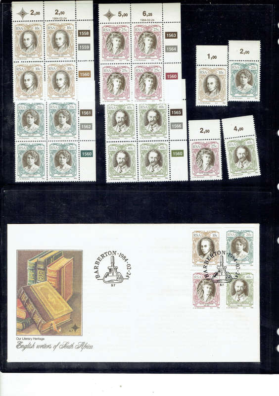 1982 4th def iss to  1985 Paintings Oerder all in 4 ring album with 4 empty pages Album included