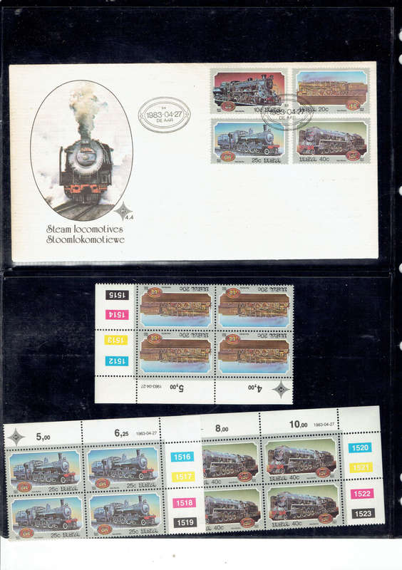 1982 4th def iss to  1985 Paintings Oerder all in 4 ring album with 4 empty pages Album included
