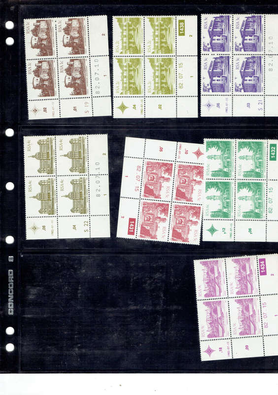 1982 4th def iss to  1985 Paintings Oerder all in 4 ring album with 4 empty pages Album included