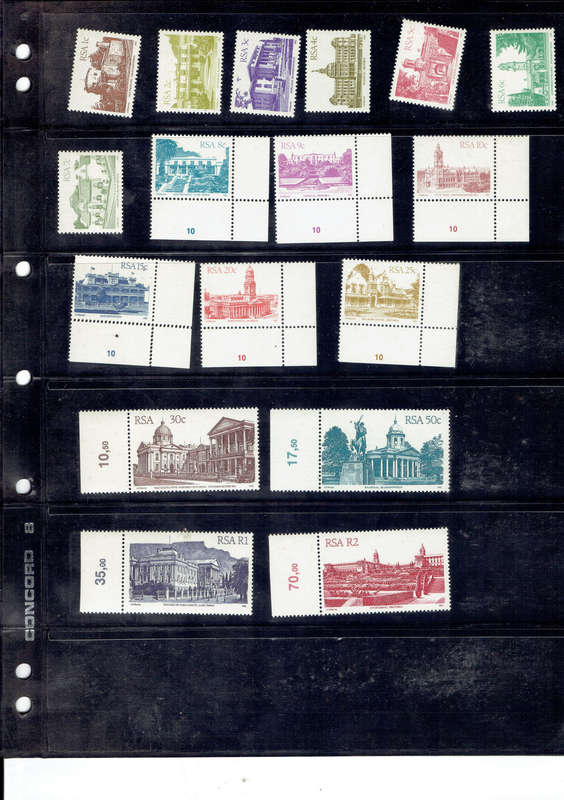 1982 4th def iss to  1985 Paintings Oerder all in 4 ring album with 4 empty pages Album included