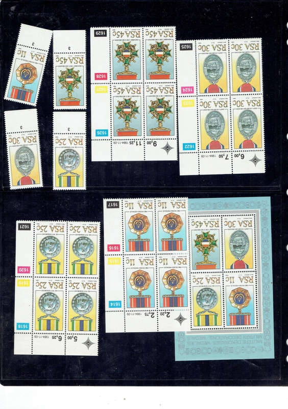 1982 4th def iss to  1985 Paintings Oerder all in 4 ring album with 4 empty pages Album included