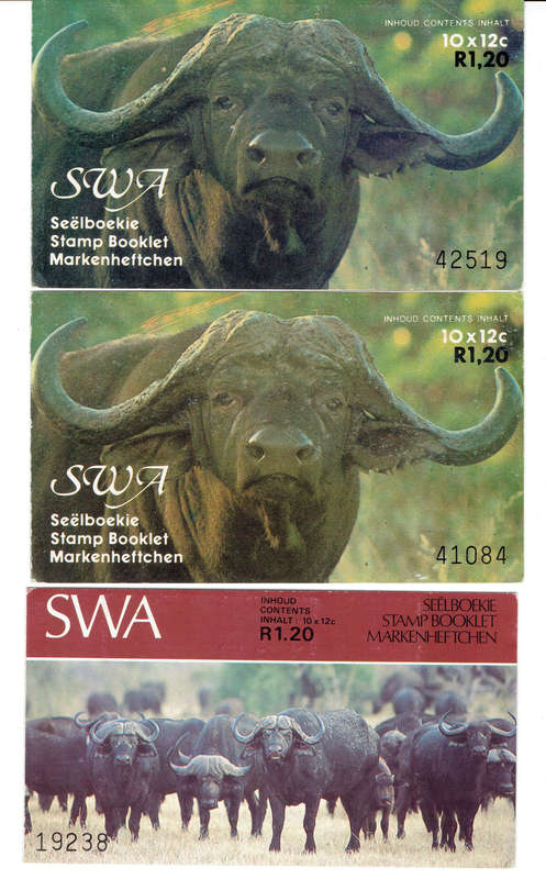 1985 and 86 S W A Booklet no 1 x 2 and Booklet no 2 x 1 CVR66
