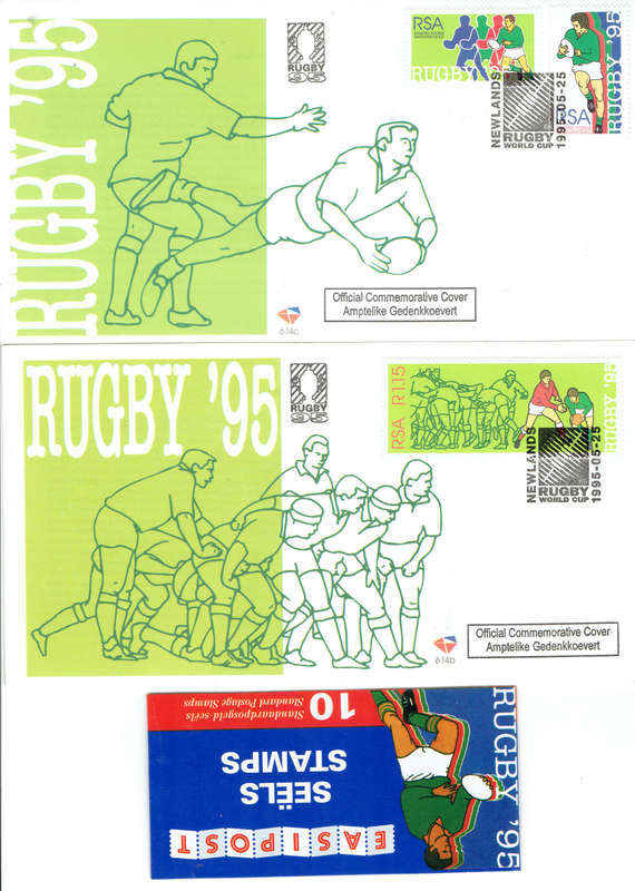 1995 RUGBY WORLDCUP R S A Celbrate a Sporting milestone  see scans