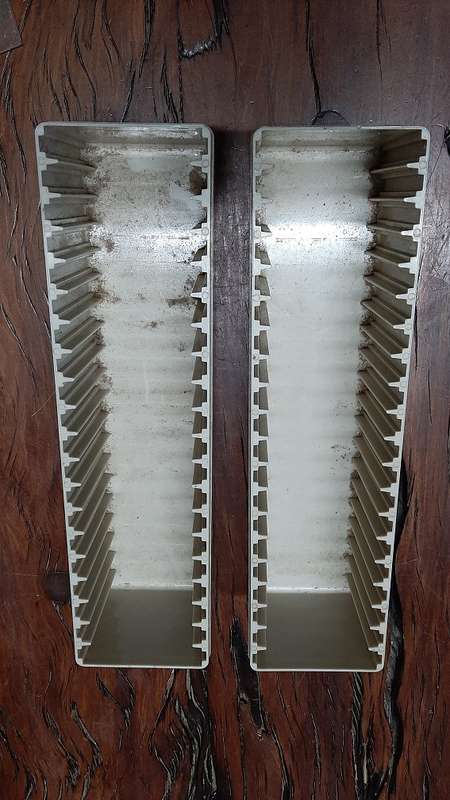 2000 NGC 2 Graded Coin plastic Capsule boxes without lids very strong 40 capsules can be stored