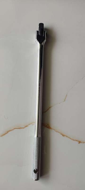 1/2" Drive Breaker Bar, 350mm Carbon Steel Flat Head, Chrome Vanadium Shaft ,Heavy Duty.