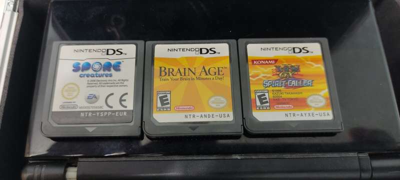 Nintendo DS Lite + 3 Games + Case