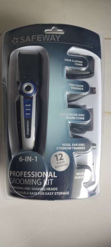 Safeway 6-in-1 Rechargeable Professional Grooming Kit