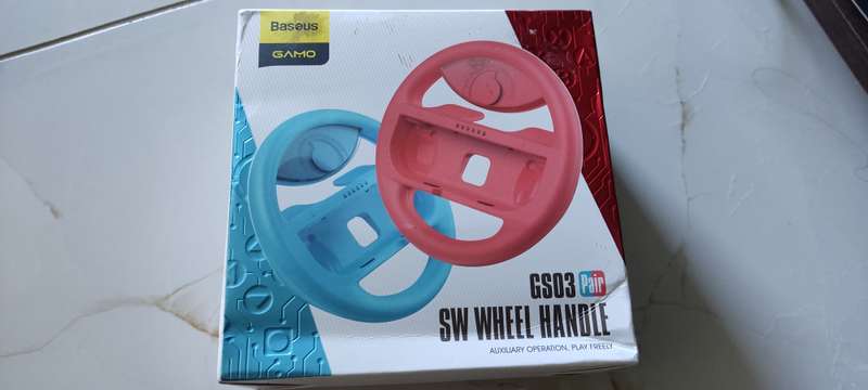 Nintendo Switch Joy-con (Left+Right) + steering wheel handle