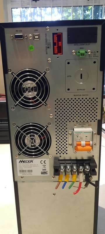 MECER 10KVA ME-10000-WPTU 10000VA/8000W Tower Type Online UPS Winner Pro 10K