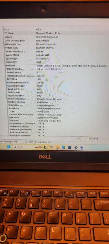 Dell Latitude 5590 i5 8th gen