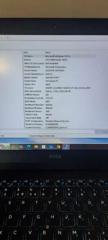 Dell Latitude E7470 i7 6th gen with Dell docking station