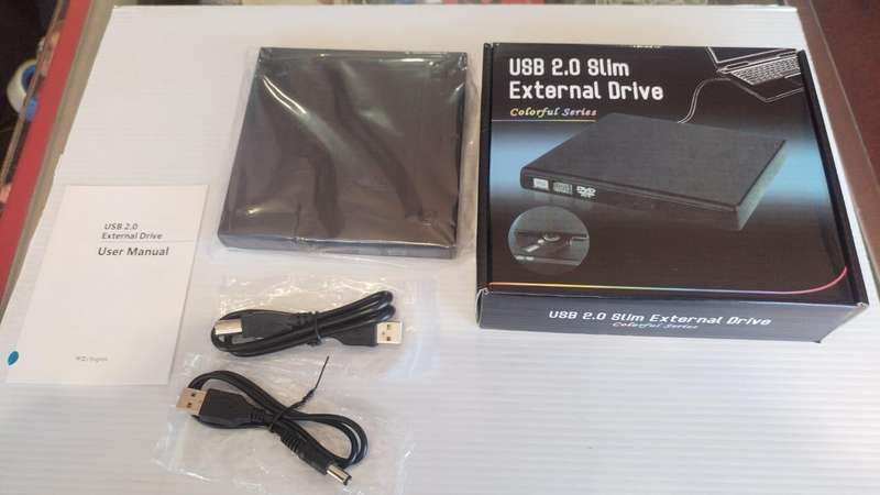 USB 2.0 Slim External Drive