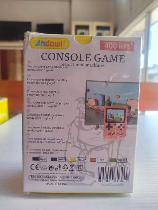 Andowl GS350 Retro Handheld Game Console  400 in 1
