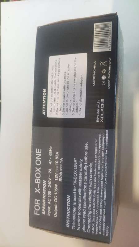 AC ADAPTOR for X-BOX ONE