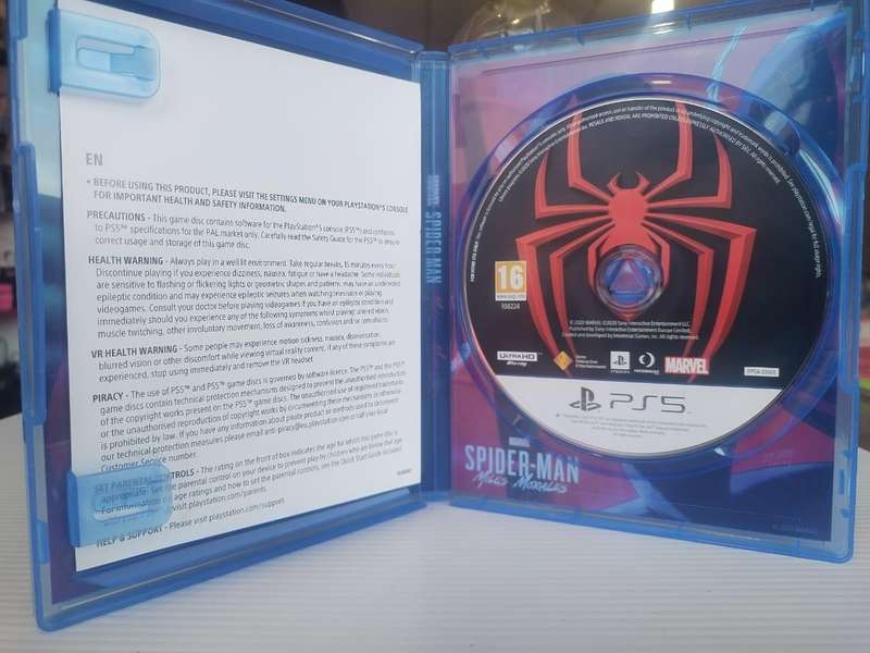 PS5 GAME(MARVEL SPIDER-MAN MILES MORALES)