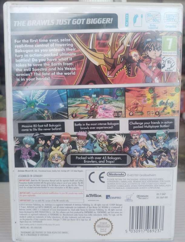 WII GAME- Bakugan: Defenders of the Core (Nintendo Wii)  PAL Version