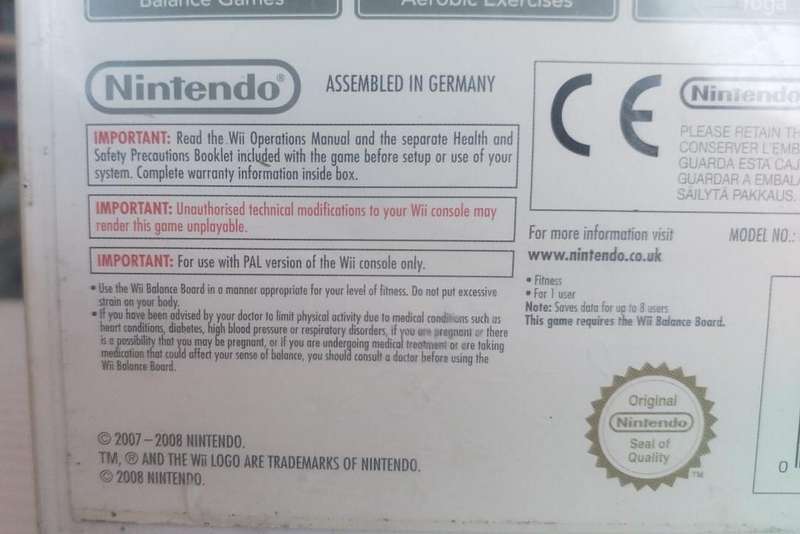 WII FIT (PAL NINTENDO)