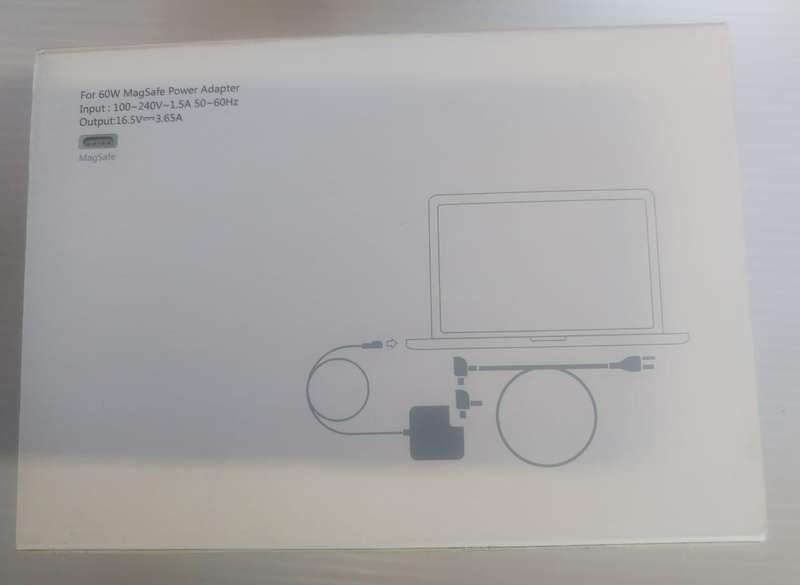 60W MACBOOK CHARGER(MAGSAFE L-SHAPE ADAPTOR)