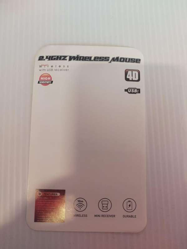 Wireless Mouse: 2.4ghz wireless mouse