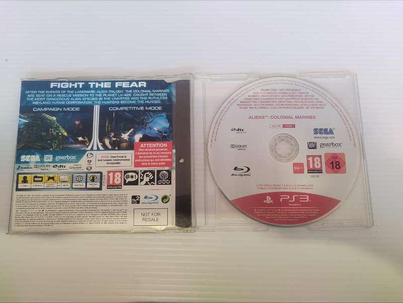 PS3 GAME: Aliens: Colonial Marines(2013)(CD cover)