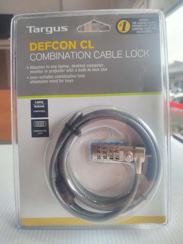 Targus DEFCON CL Combination Cable Lock