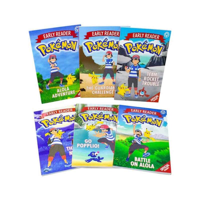 Pokémon Early Reader 6 Book Collection