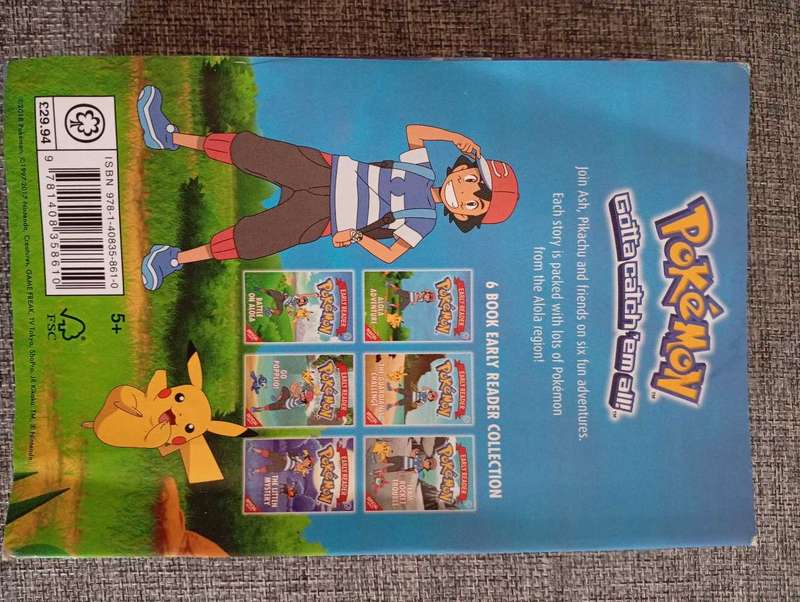 Pokémon Early Reader 6 Book Collection