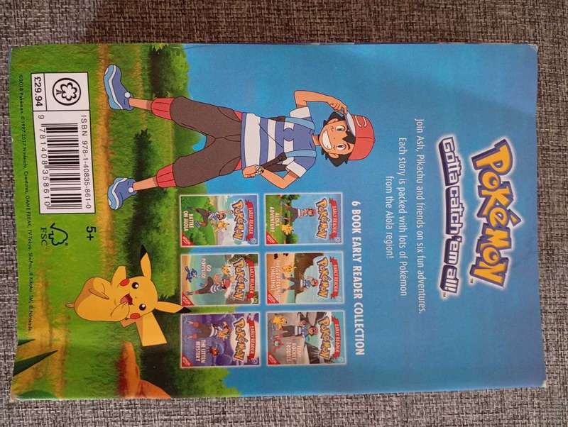 Pokémon Early Reader 6 Book Collection