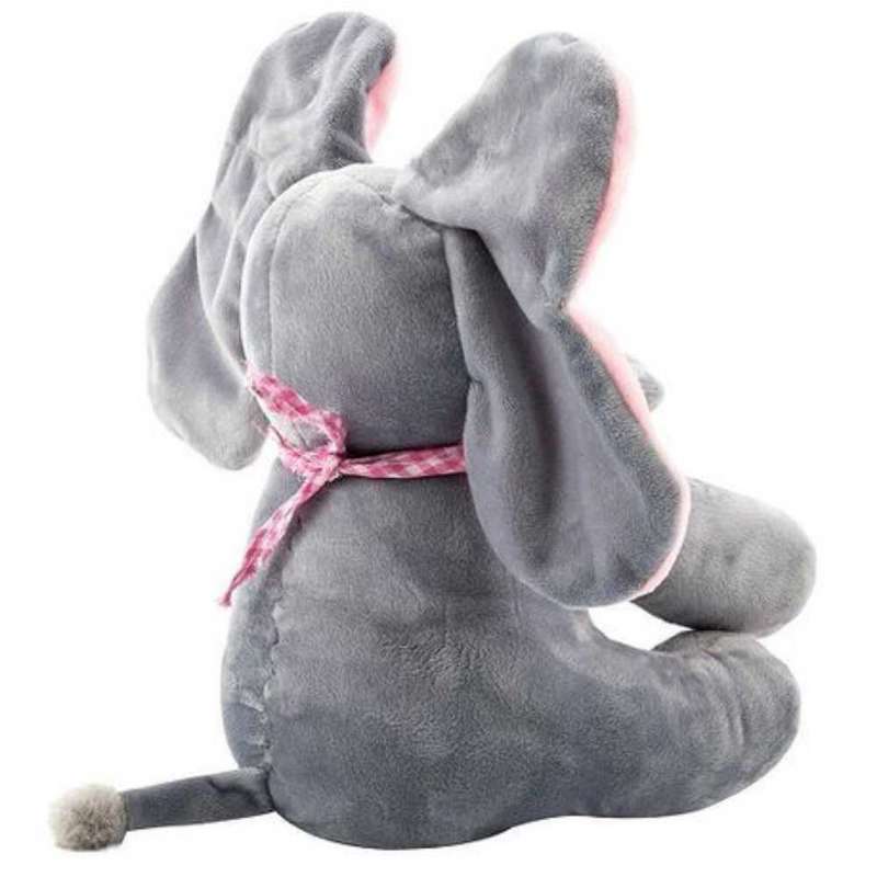 peek-a-boo Singing Elephant Pink