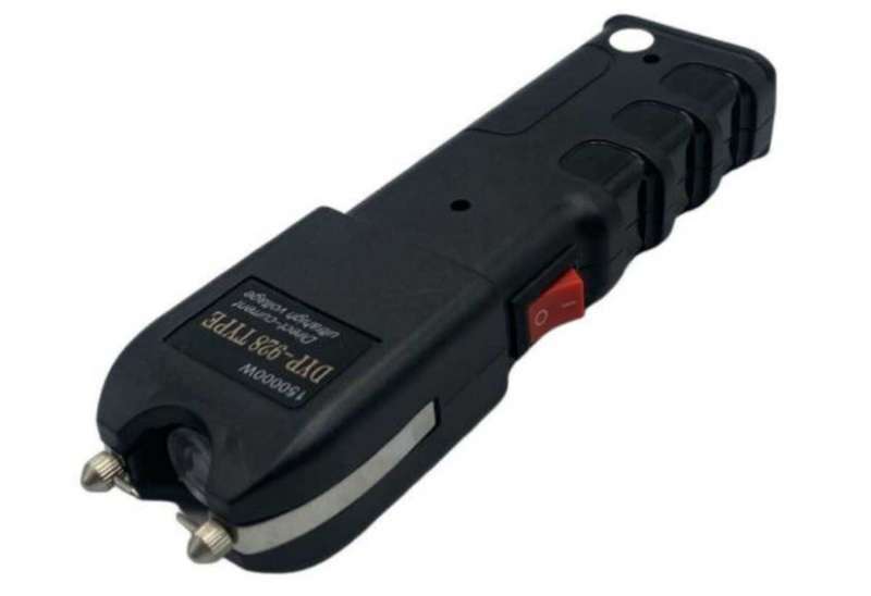 Taser 928 type 12000K Volt Super Hi DC pulse self protector builtin flashlight