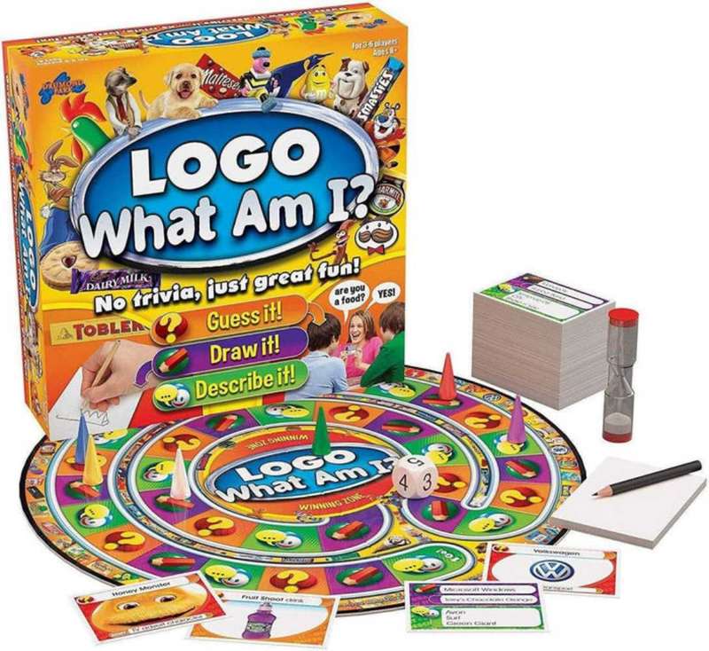 Logo What Am I? Board Game