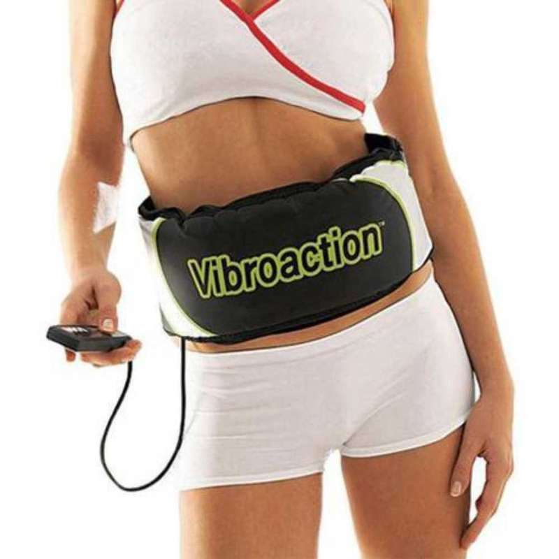 Vibroaction slimming and massage belt