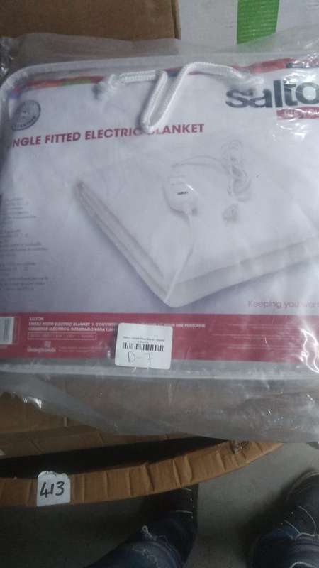 Salton Safeway Single Fitted Electric Under blanket