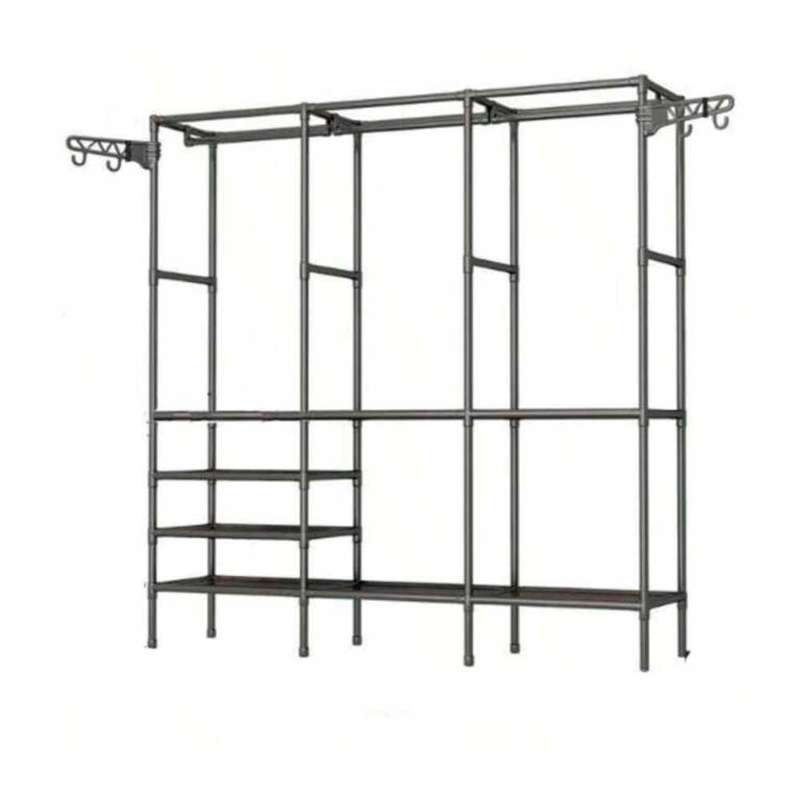Multifunctional Clothes And Hats Integrated Rack - Walking wardrobe