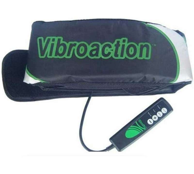 Vibroaction slimming and massage belt