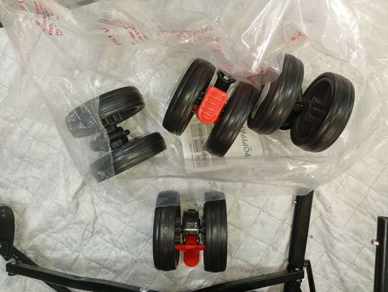 Popypapa 3 in 1 Baby Stroller Grey & Black