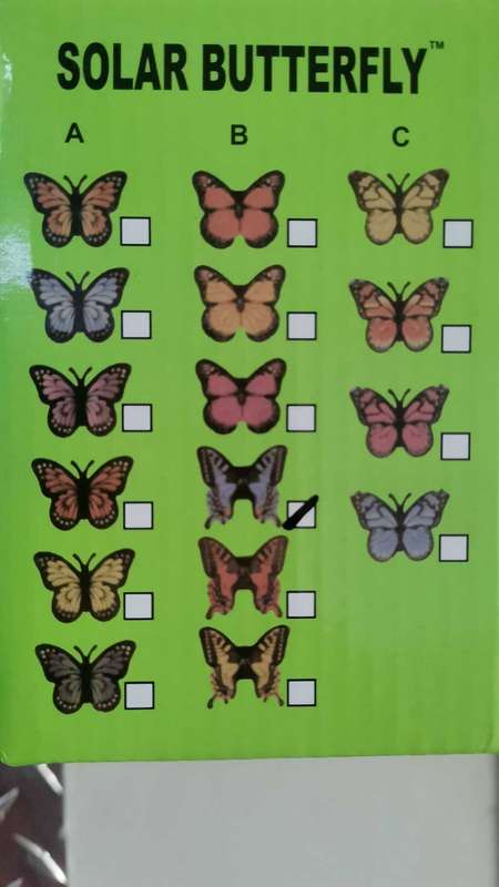 3 x Solar Garden Butterflys for SALE Children Toys