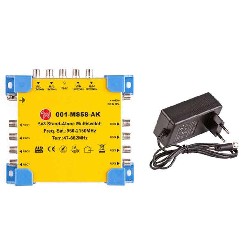 AERIAL KING MULTISWITCH 12 WAY CASCADE : 001-MS512CI-AK
