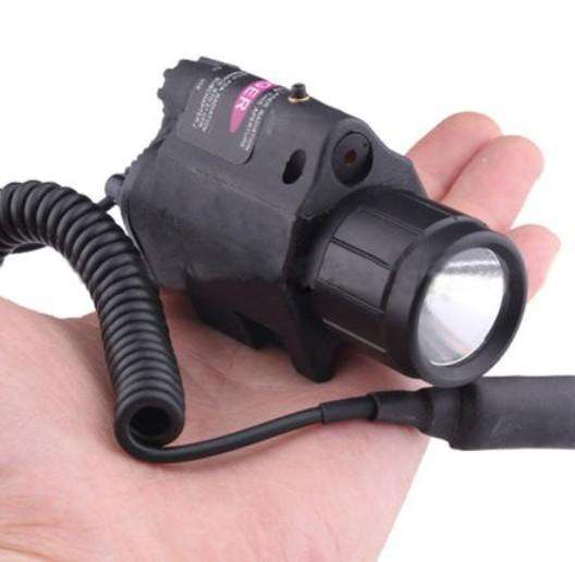 SECOND HAND 2 in 1 Tactical gun Torch and Laser
