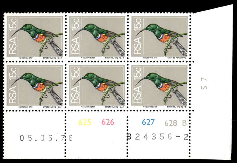 RSA 1976/05/05 2nd Definitive issue 15c Control Blocks Pane B