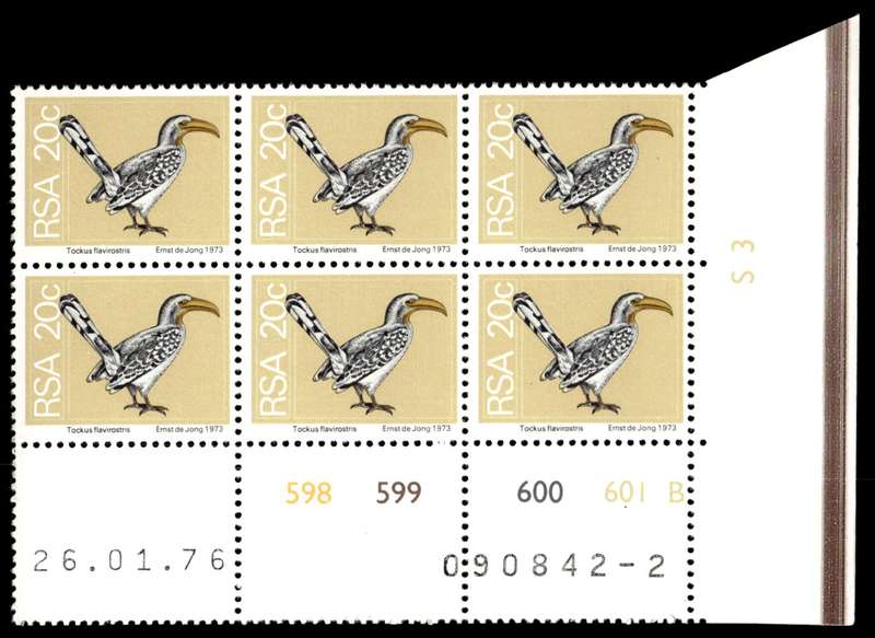 RSA 1976/01/26 2nd Definitive issue 20c Control Blocks Pane B